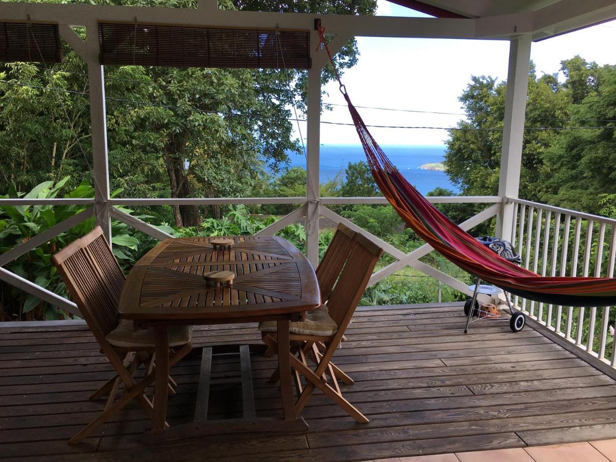 Grand Bungalow Avec Piscine Et Vue Mer Bouillante Eksteriør bilde