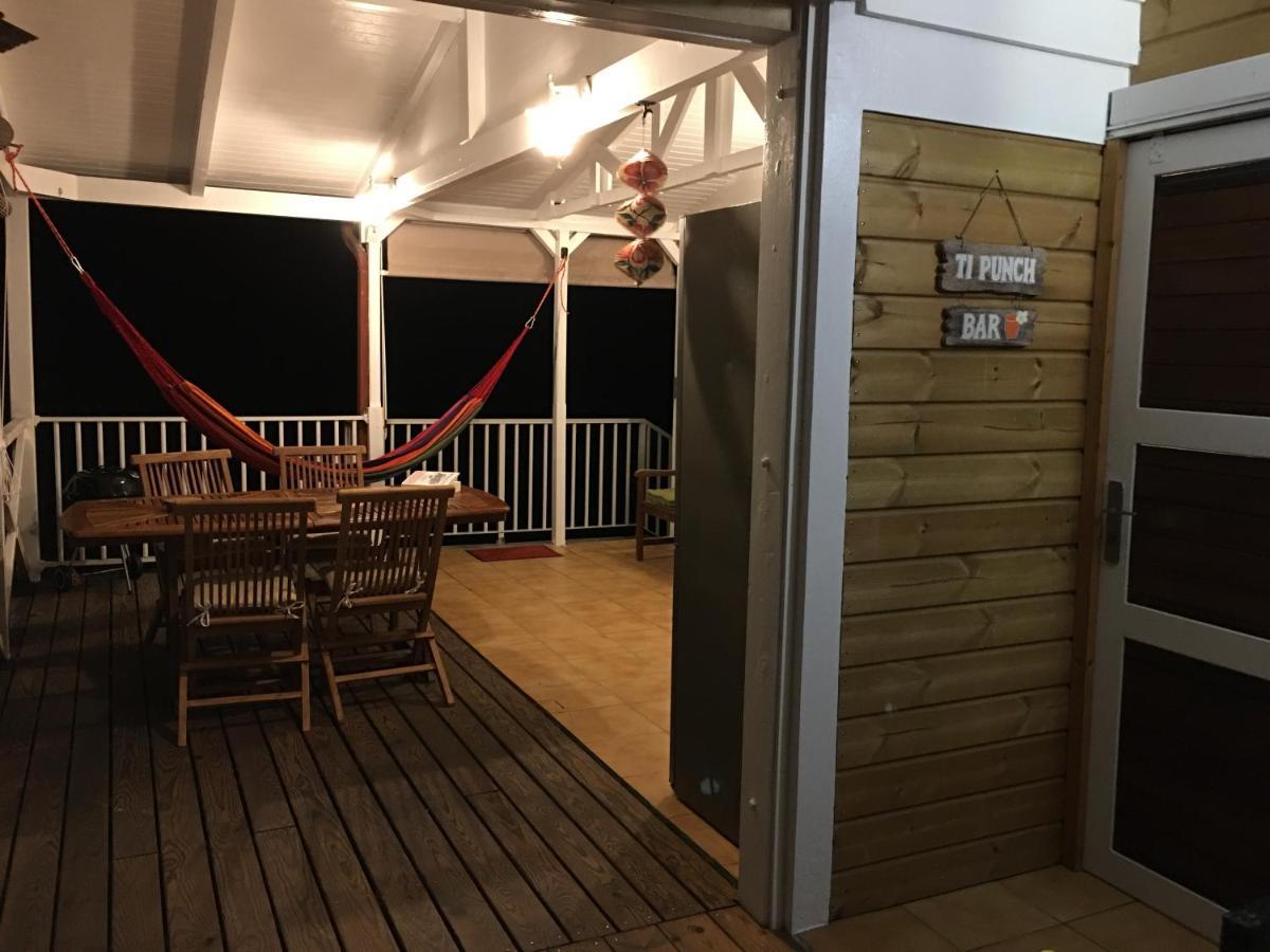 Grand Bungalow Avec Piscine Et Vue Mer Bouillante Eksteriør bilde